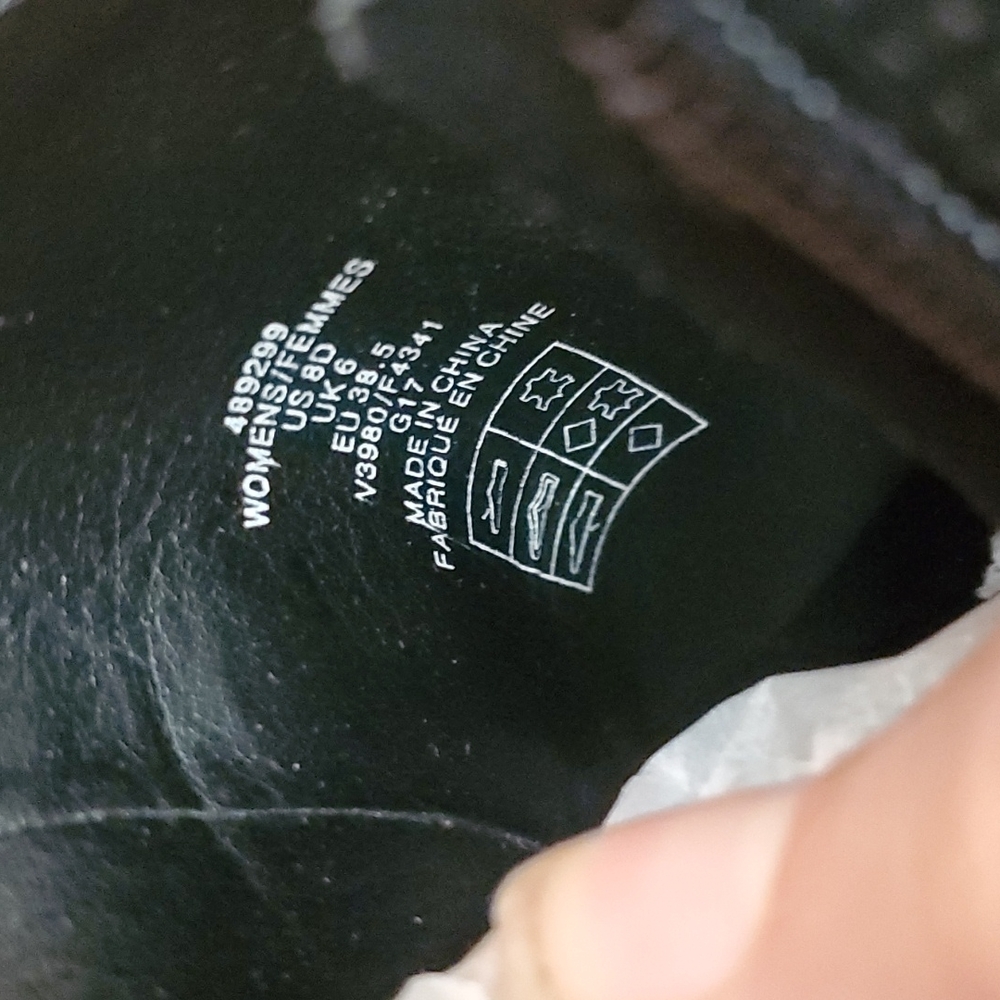 New Lands End black suede ankle boots D - Picture 3 of 3